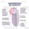 Tropical Tip Connect App Vibrador potente con carga USB y control via APP